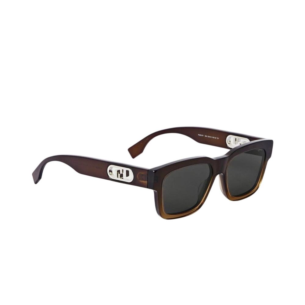 Fendi - O'Lock Acetate Square-Frame Sunglasses
